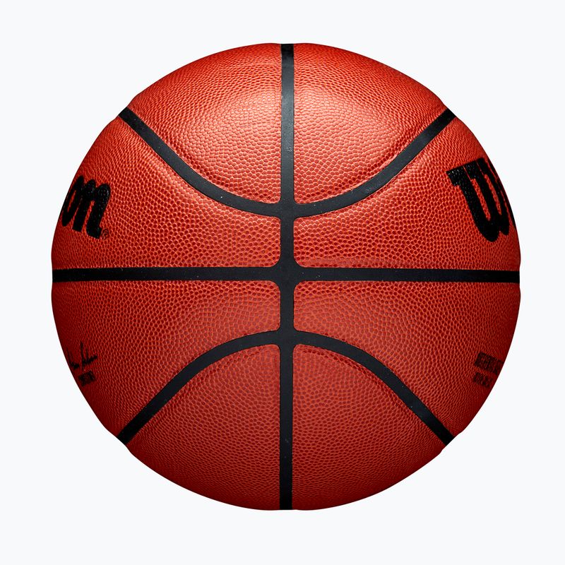 Basketbalový míč Wilson NBA basketbal Authentic Indoor orange velikost 7 4