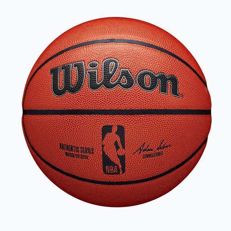 Basketbalový míč Wilson NBA basketbal Authentic Indoor Outdoor orange velikost 5