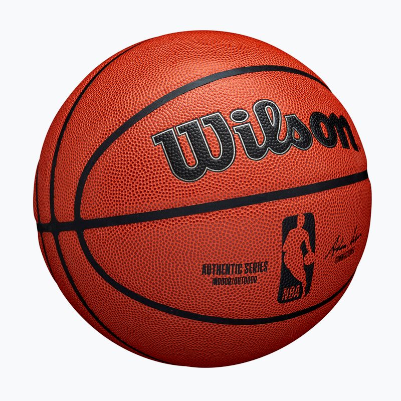 Basketbalový míč Wilson NBA basketbal Authentic Indoor Outdoor orange velikost 5 2