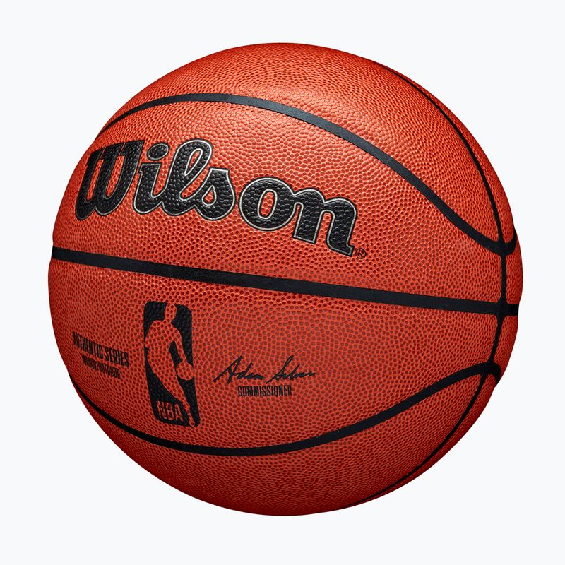 Basketbalový míč Wilson NBA basketbal Authentic Indoor Outdoor orange velikost 5 3