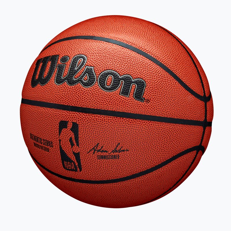 Basketbalový míč Wilson NBA basketbal Authentic Indoor Outdoor orange velikost 6 3