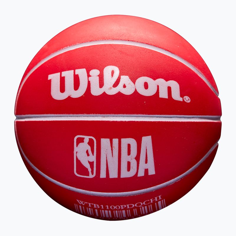 Míč Super Mini Wilson NBA Dribbler Chicago Bulls red 2