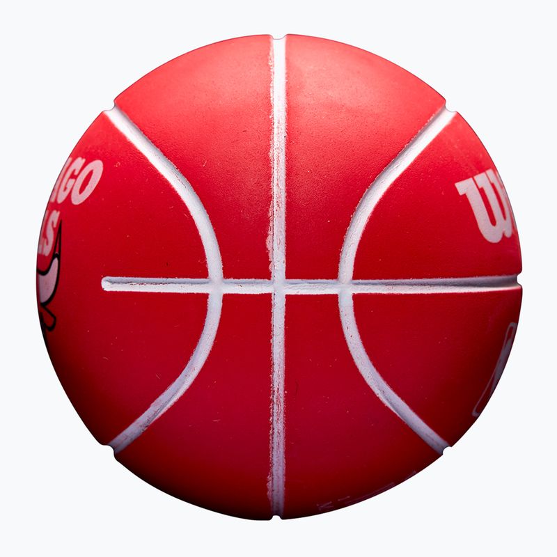 Míč Super Mini Wilson NBA Dribbler Chicago Bulls red 3