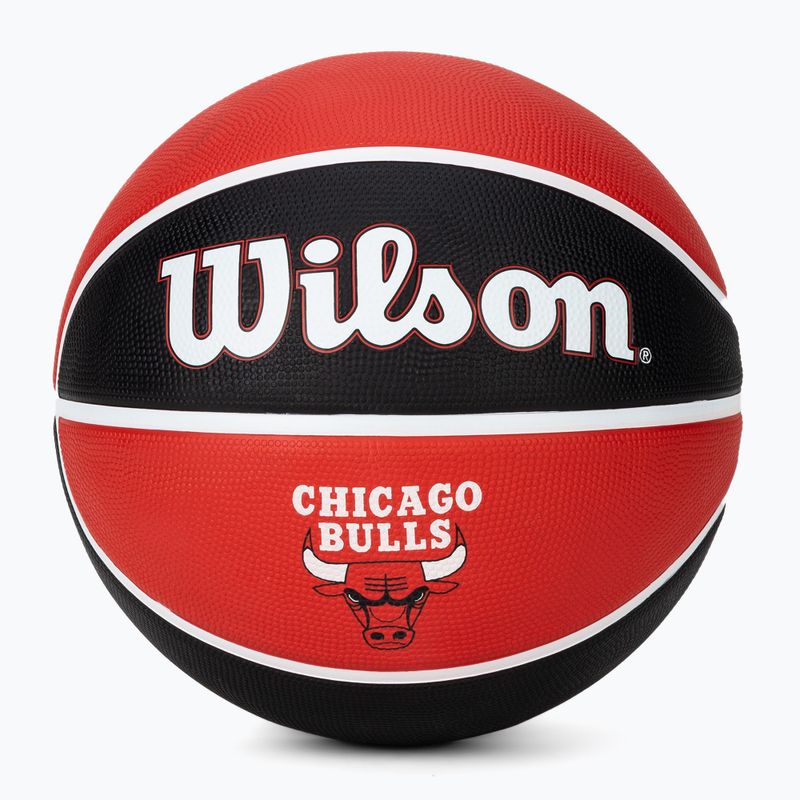 Wilson NBA Team Tribute Chicago Bulls Basketbalový míč červený WTB1300XBCHI