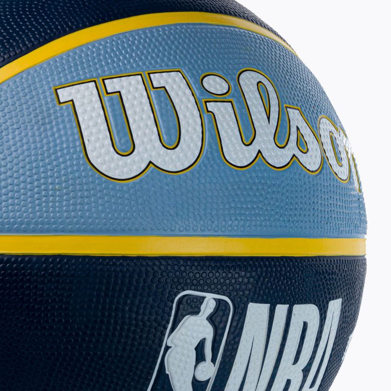 Basketbalový míč Wilson NBA Team Tribute Memphis Grizzlies, tmavě modrý WTB1300XBMEM 3