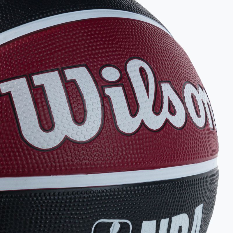 Wilson NBA Team Tribute Miami Heat basketbalový míč bordó WTB1300XBMIA 3