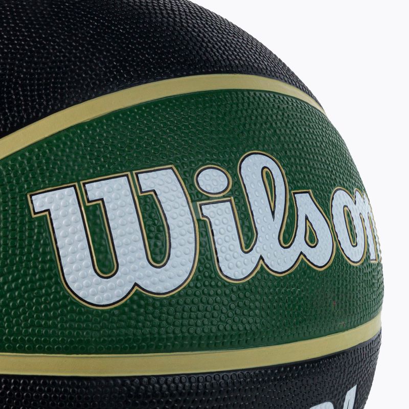 Wilson NBA Team Tribute basketbalový míč Milwaukee Bucks zelený WTB1300XBMIL 4