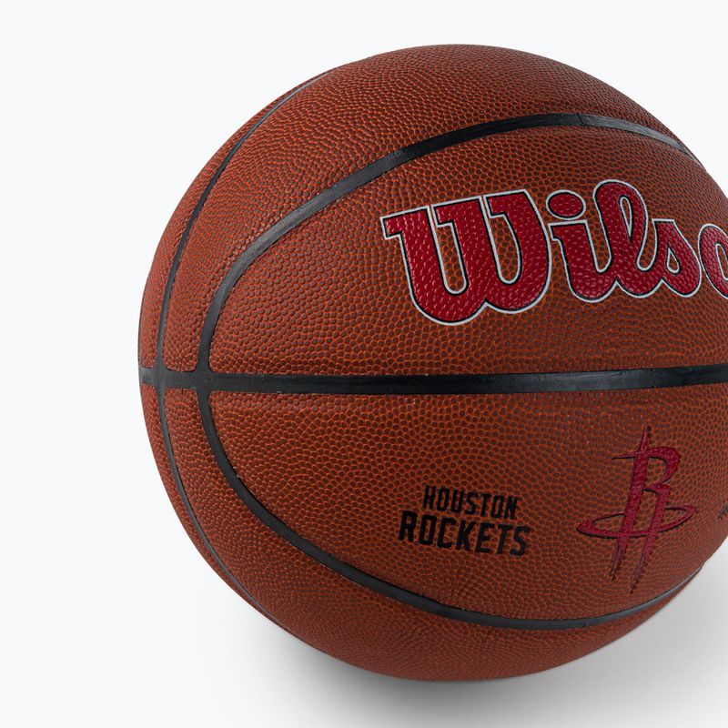 Wilson NBA Team Alliance Houston Rockets basketbalový míč hnědý WTB3100XBHOU 3