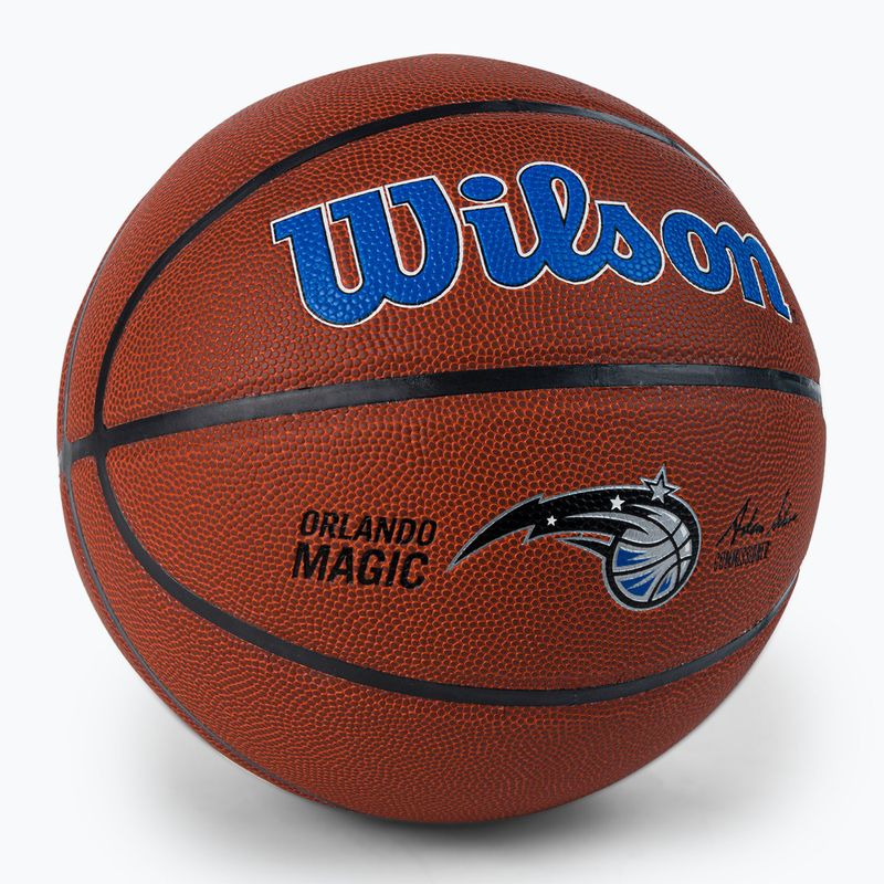 Wilson NBA Team Alliance Orlando Magic brown WTB3100XBORL basketbalový míč 2