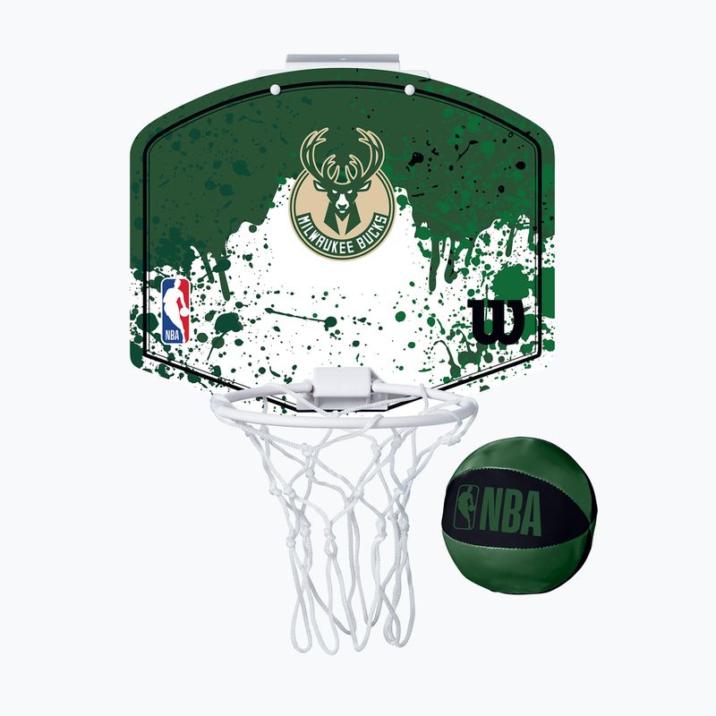 Sada na mini košíkovou Wilson NBA Team Mini Hoop Milwaukee Bucks