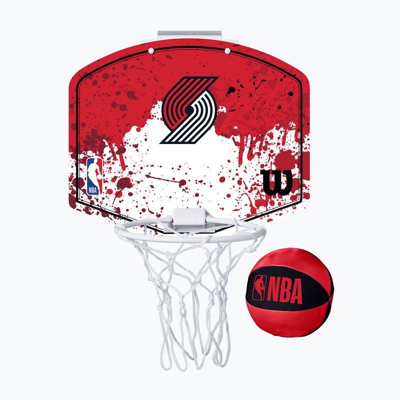 Sada na mini košíkovou Wilson NBA Team Mini Hoop Portland Trail Blazers