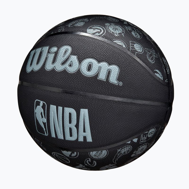 Basketbalový míč Wilson NBA All Team black velikost 6 6