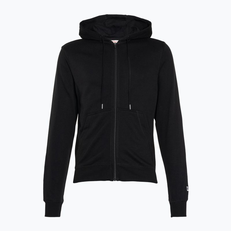 Pánská mikina Wilson Team Zip Hoodie black