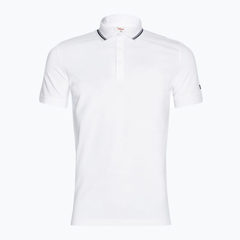 Pánské tričko  Wilson Team Pique Polo bright white