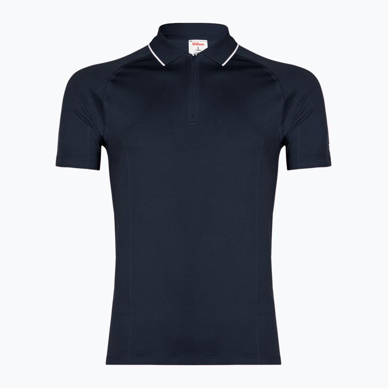 Pánské tričko  Wilson Team Seamless Polo 2.0 classic navy