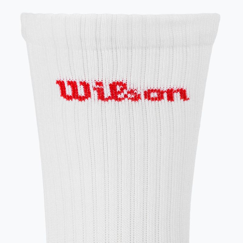 Ponožky Wilson Crew Logo 3 pairs bright white 3