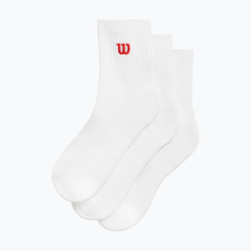 Ponožky Wilson Quarter Top 3 pairs bright white