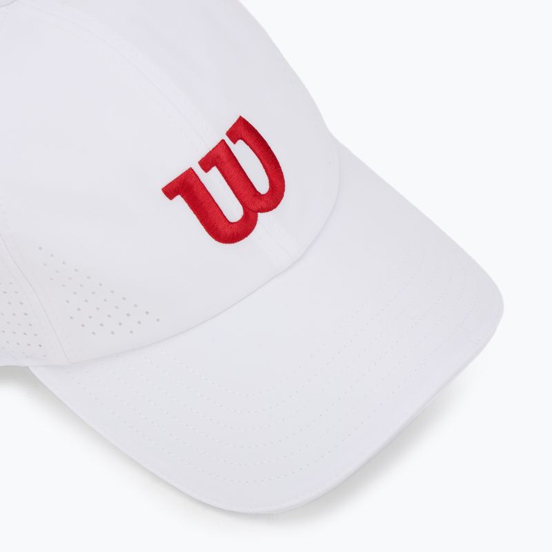 Kšiltovka Wilson Active Perforated Cap bright white / infrared 3