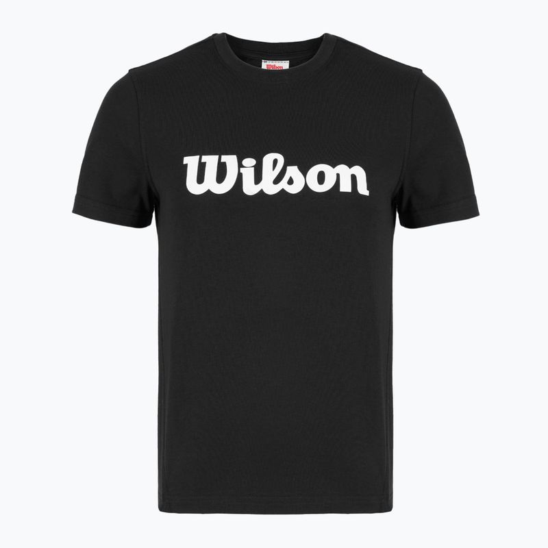 Dámské tenisové tričko  Wilson Team Graphic Script W black script