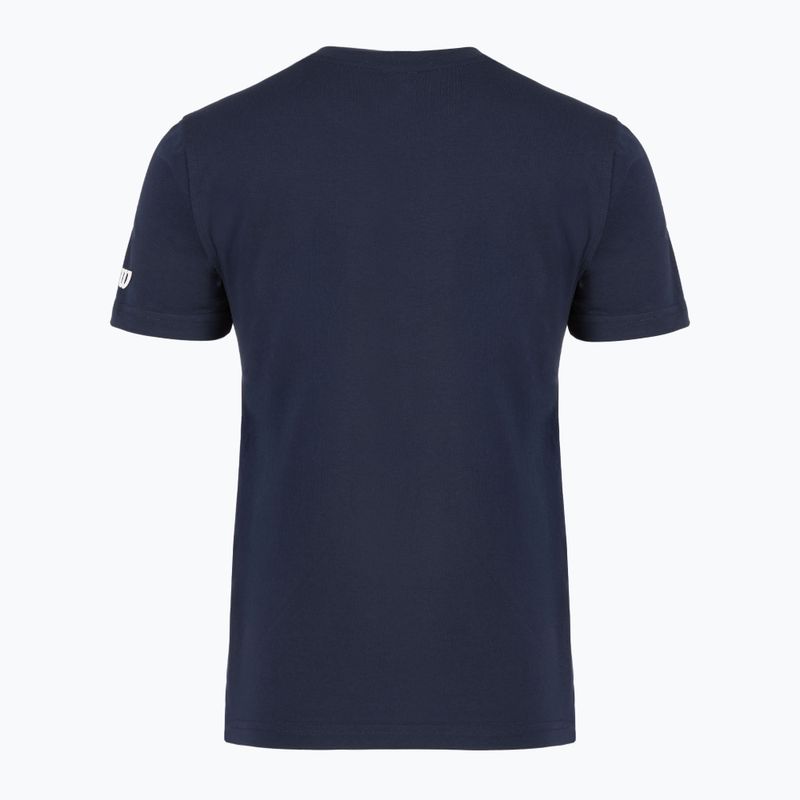 Dámské tenisové tričko  Wilson Team Graphic W classic navy 2