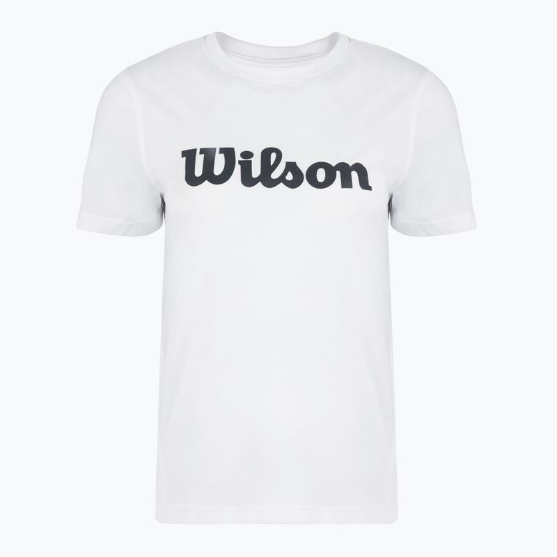 Dámské tenisové tričko  Wilson Team Graphic Script W bright white script