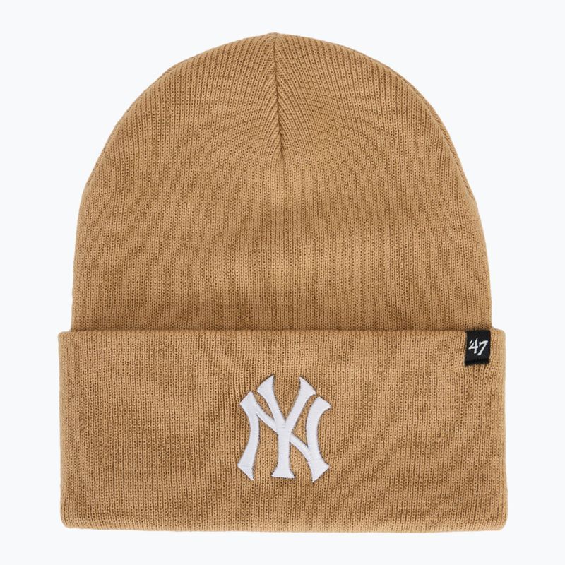 Zimní čepice 47 Brand MLB New York Yankees Haymaker khaki