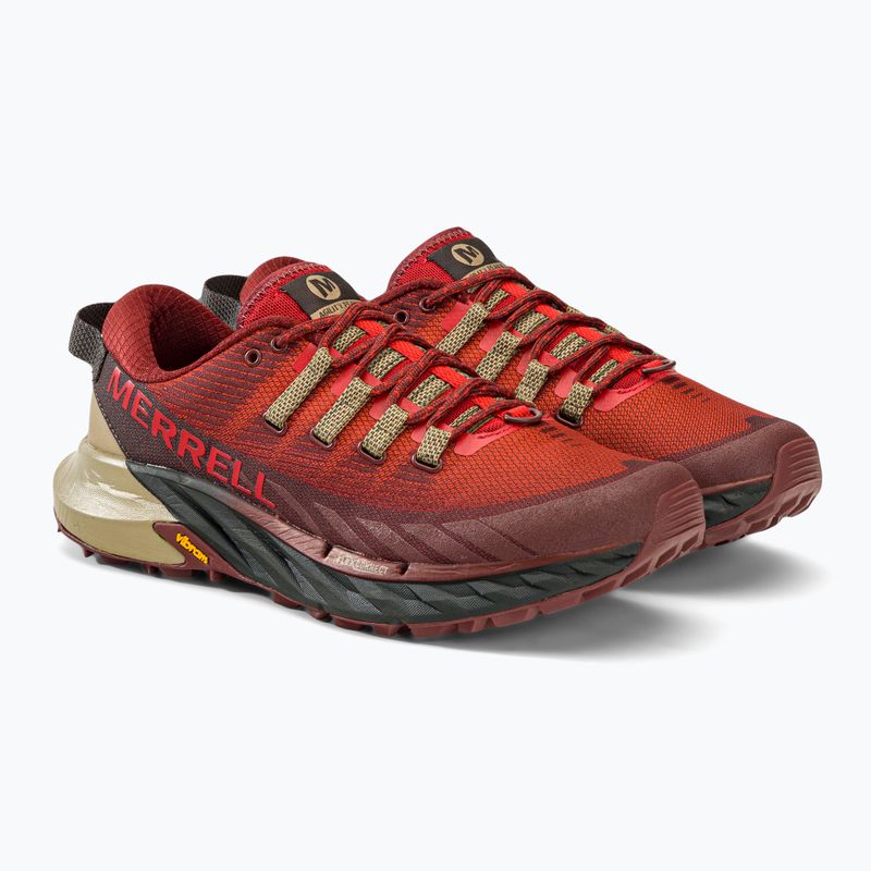 Merrell Agility Peak 4 červená pánská běžecká obuv J066925 4