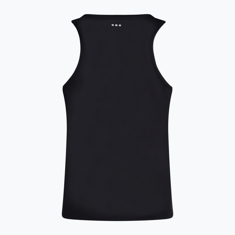 Pánské běžecké tričko Saucony Stopwatch Singlet černé SAM800277-BK 2