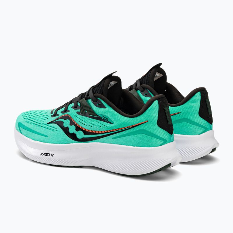 Pánská běžecká obuv Saucony Ride 15 cool mint/zest S20729-125 3