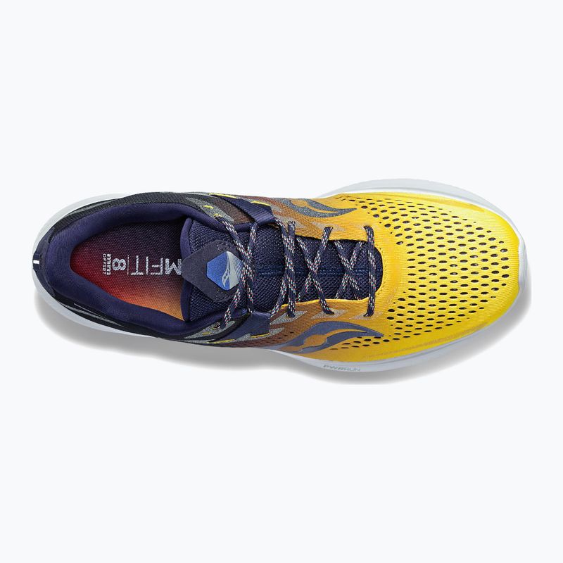 Saucony Ride 15 pánská běžecká obuv navy blue and yellow S20729-65 11
