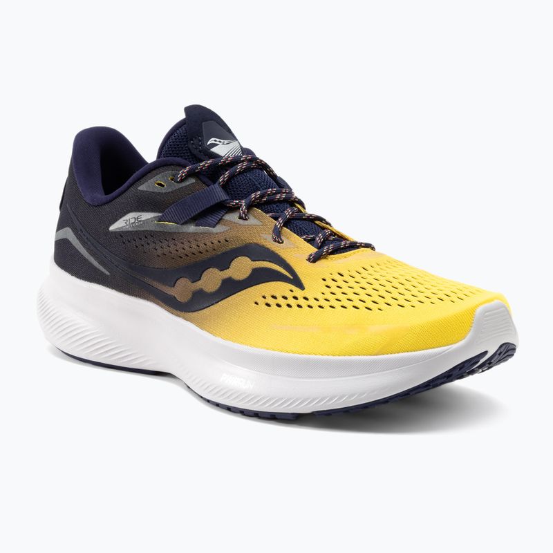 Saucony Ride 15 pánská běžecká obuv navy blue and yellow S20729-65