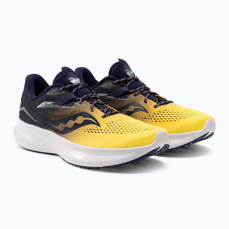 Saucony Ride 15 pánská běžecká obuv navy blue and yellow S20729-65 4