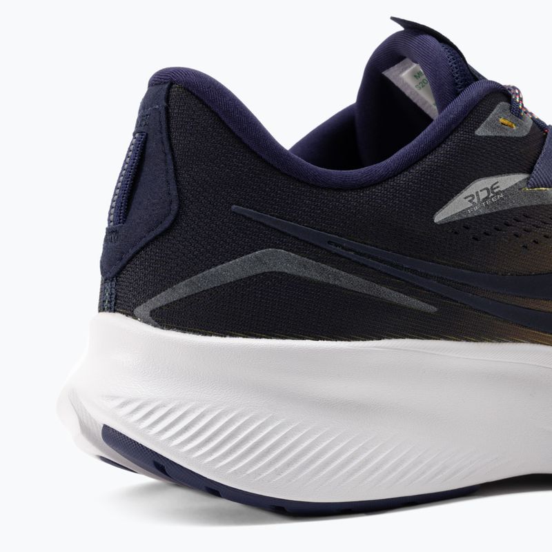 Saucony Ride 15 pánská běžecká obuv navy blue and yellow S20729-65 8
