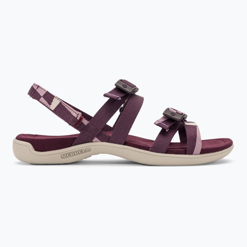 Dámské sandály Merrell District 3 Backstrap Web burgundy 2