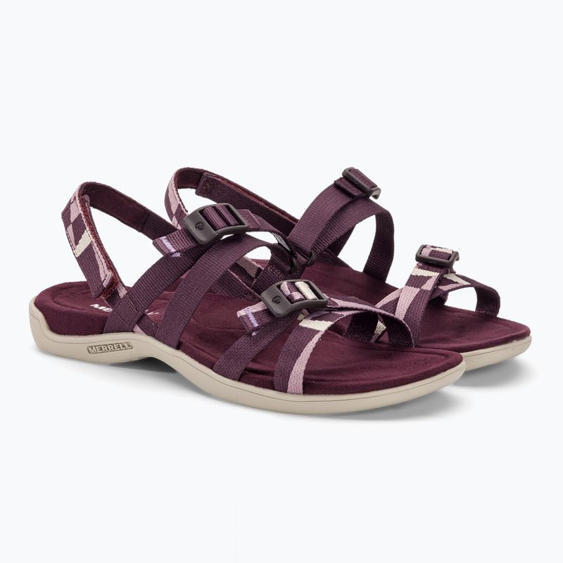 Dámské sandály Merrell District 3 Backstrap Web burgundy 4