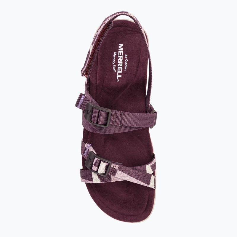 Dámské sandály Merrell District 3 Backstrap Web burgundy 6