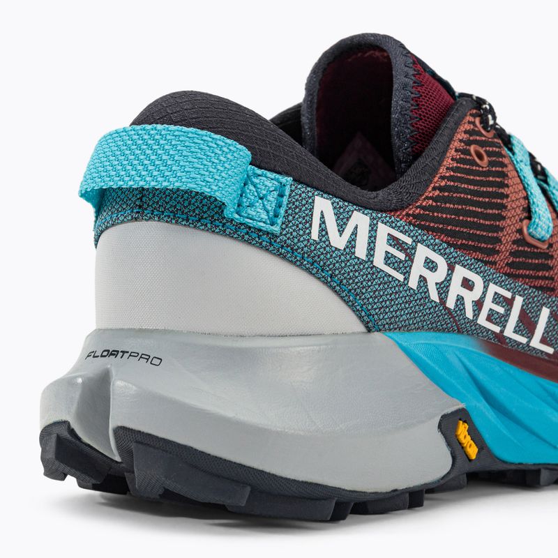 Merrell Agility Peak 4 dámské běžecké boty burgundy-blue J067546 9