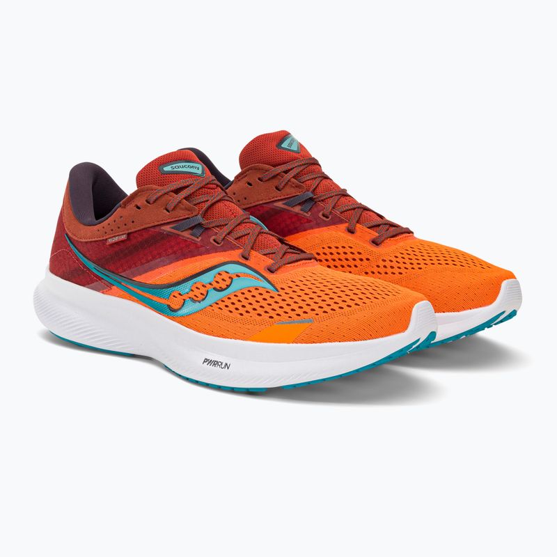 Saucony Ride 16 pánské běžecké boty oranžovo-červené S20830-25 4