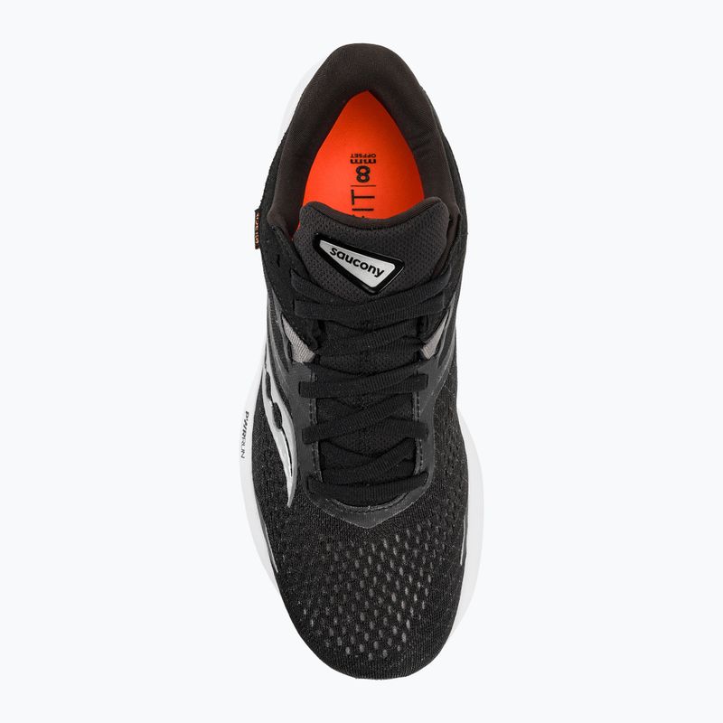 Pánské běžecké boty Saucony Ride 16 black/white 6