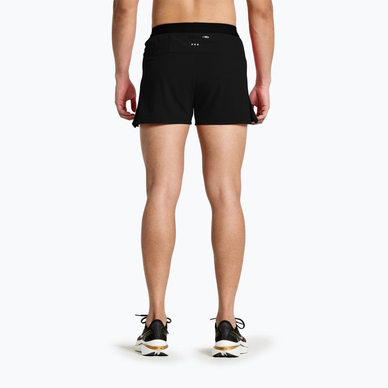 Pánské běžecké šortky Saucony Outpace 3" black 2