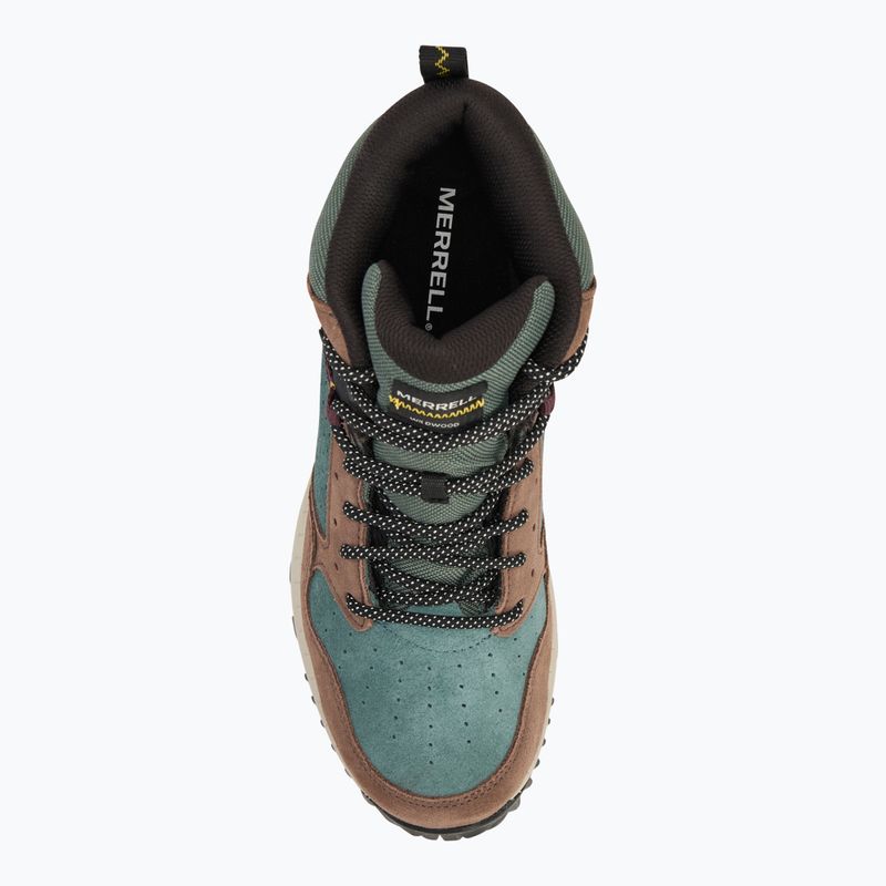 Pánské turistické boty Merrell Wildwood Mid Ltr Wp forest 5