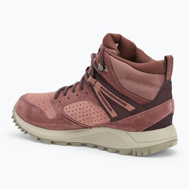 Dámská turistická obuv Merrell Wildwood Mid Ltr Wp marron/burlwood 3