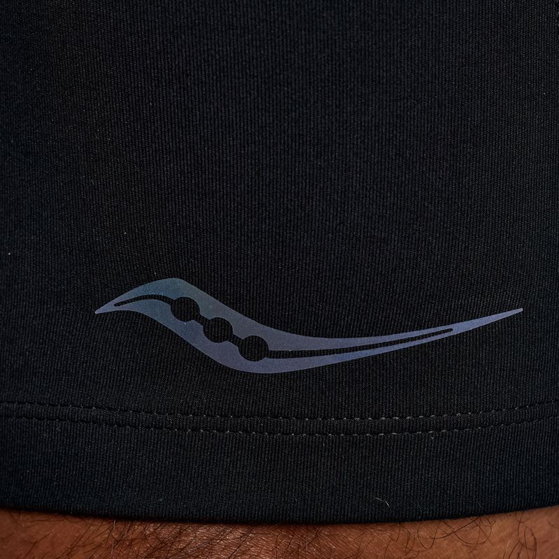 Pánské běžecké šortky Saucony Fortify Lined Half black 5