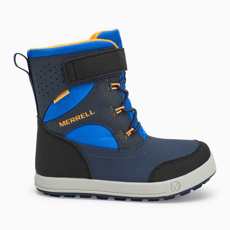 Dětské sněhule Merrell Snow Storm 3.0 Wtrpf blue/black/orange 2