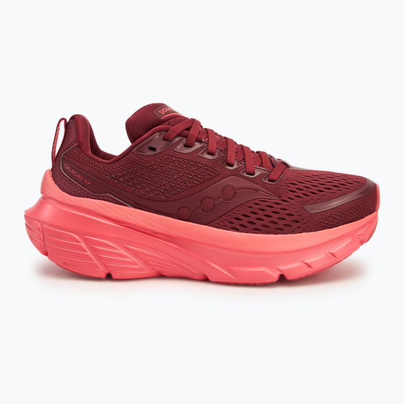 Dámské běžecké boty  Saucony Guide 17 currant/cayenne 2