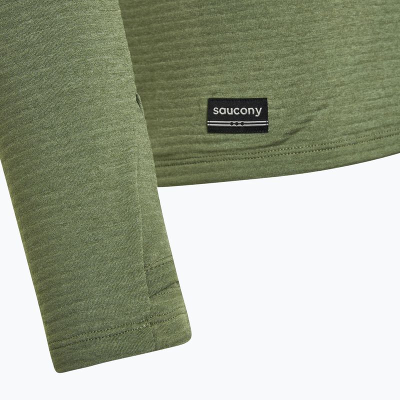 Pánská běžecká mikina  Saucony Triumph 3D 1/2 Zip bough heather 3