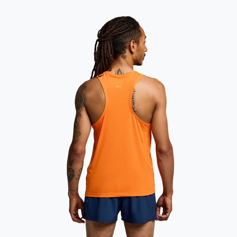 Pánské běžecké tílko Saucony Stopwatch Singlet pepper heather 3