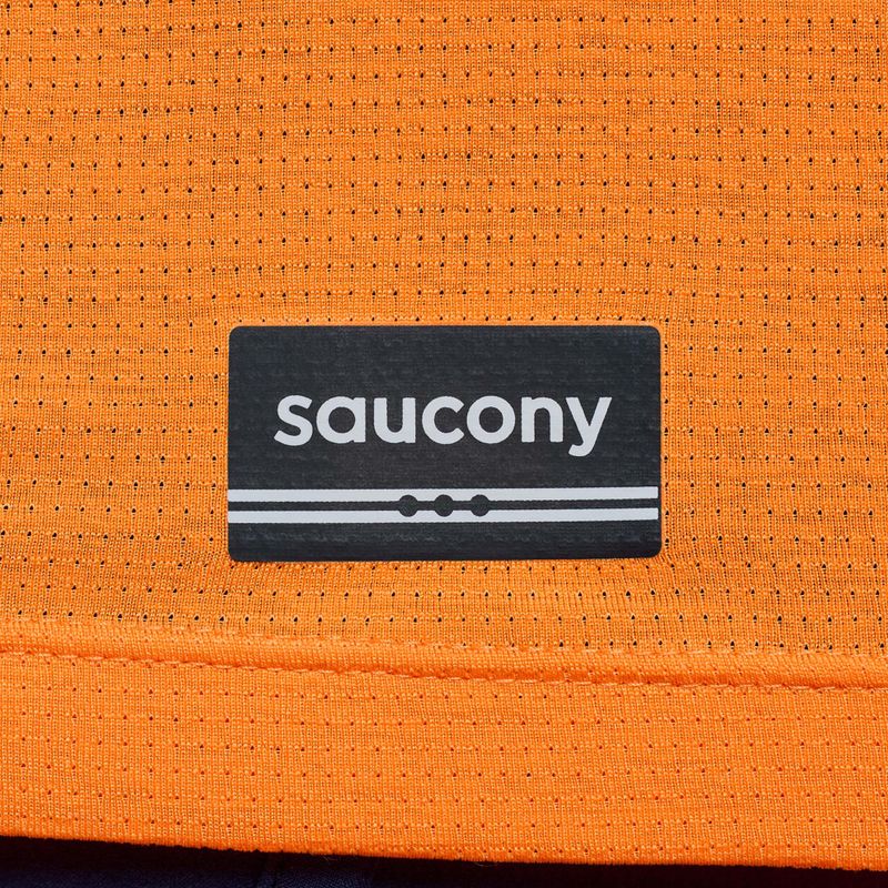 Pánské běžecké tílko Saucony Stopwatch Singlet pepper heather 5