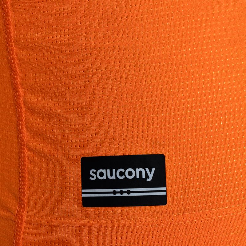 Pánské běžecké tričko Saucony Stopwatch pepper heather 3