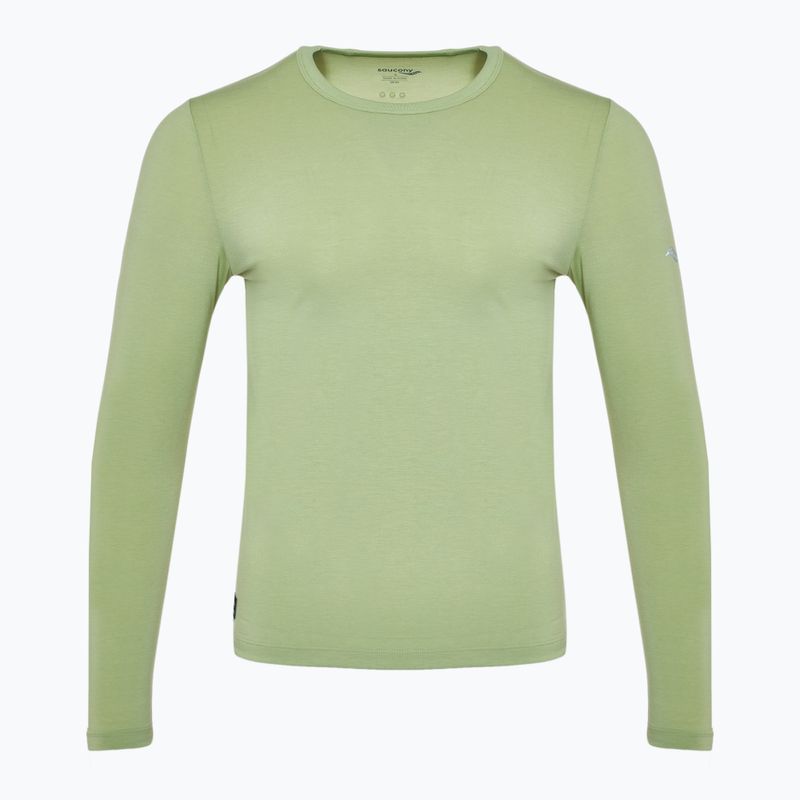 Pánské běžecké tričko longsleeve  Saucony Triumph sage